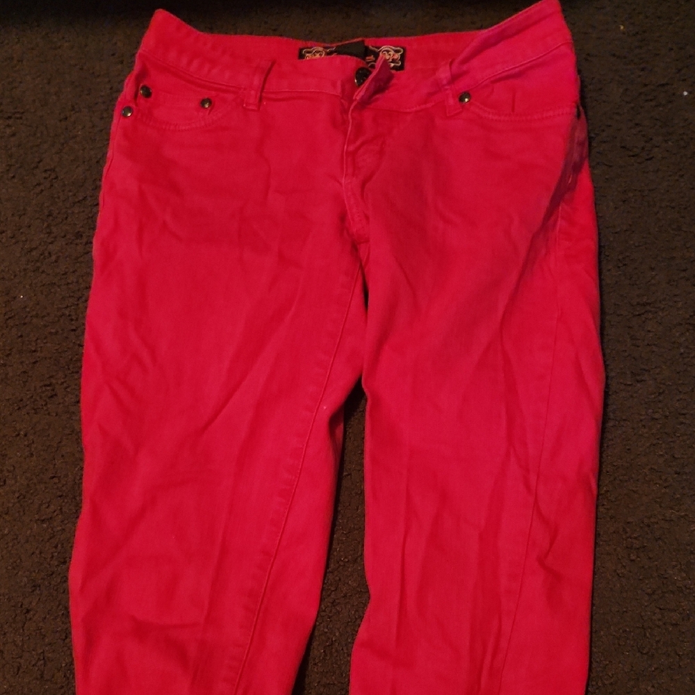 Bold Red Jeans